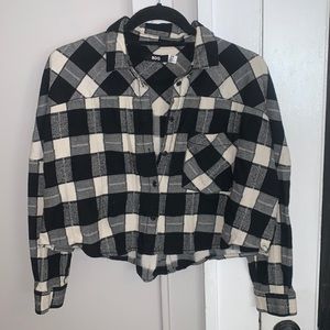 BDG cropped flannel